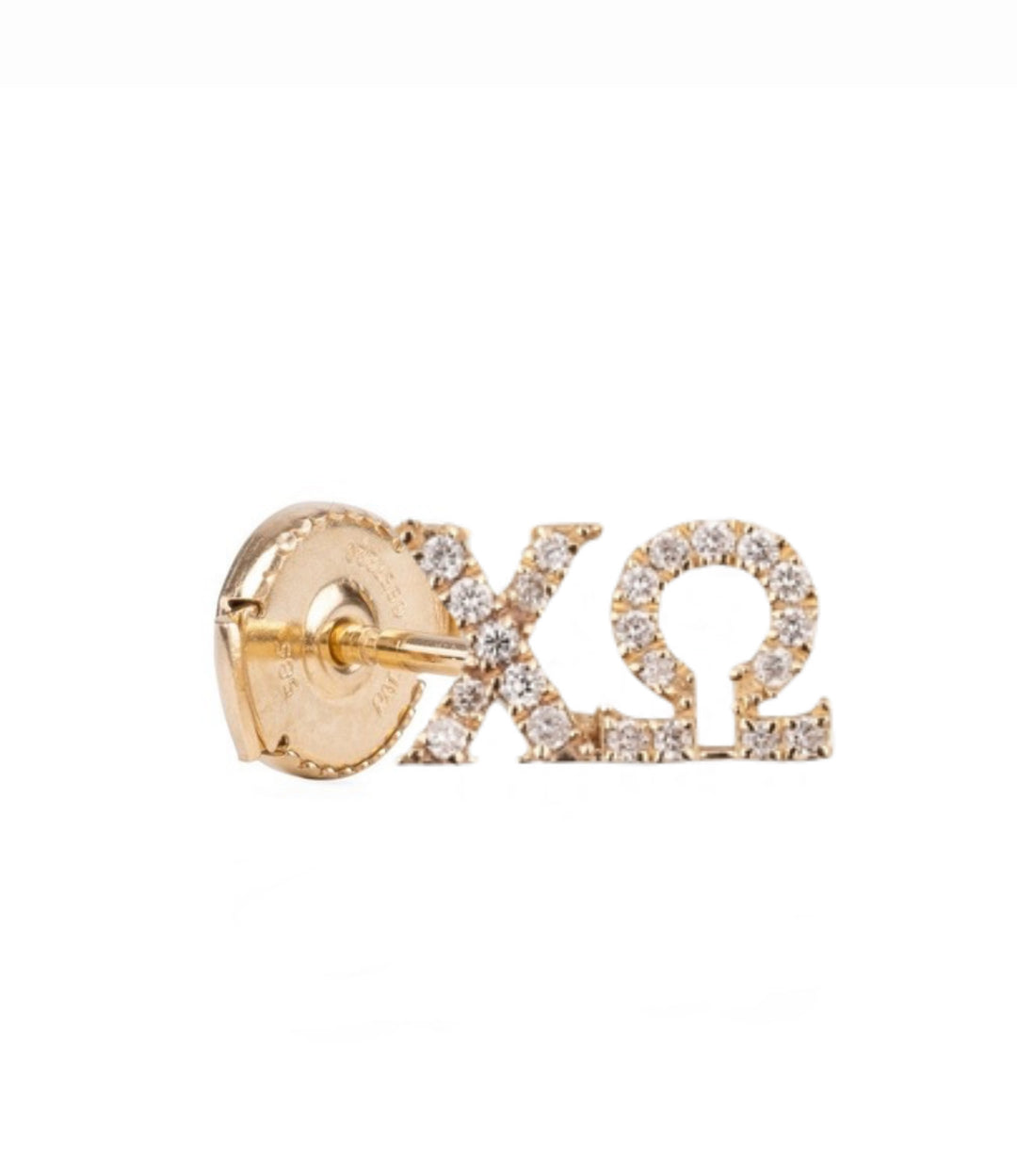 TWENTYSIXDIAMOND x CHI OMEGA Single Stud Earring