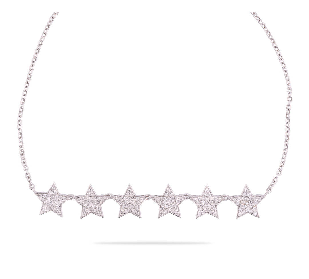 TWENTYSIXDIAMOND SIX STAR NECKLACE