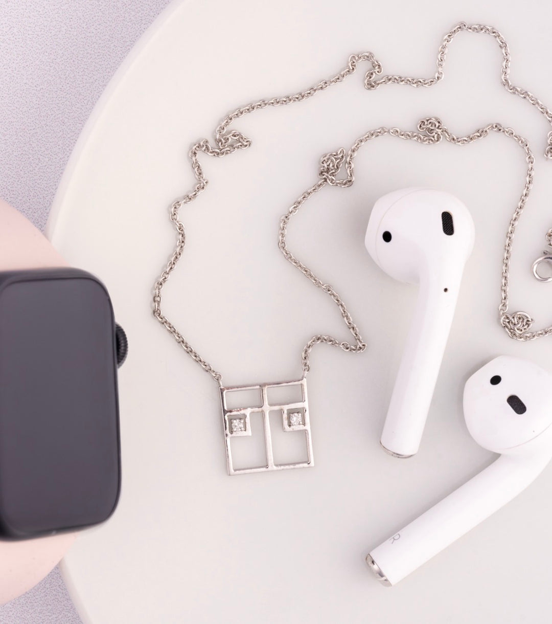 TWENTYSIXDIAMOND SQUASH COURT Necklace, Small