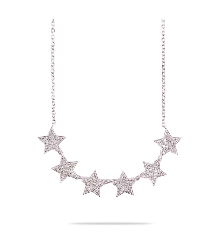 TWENTYSIXDIAMOND SIX STAR NECKLACE