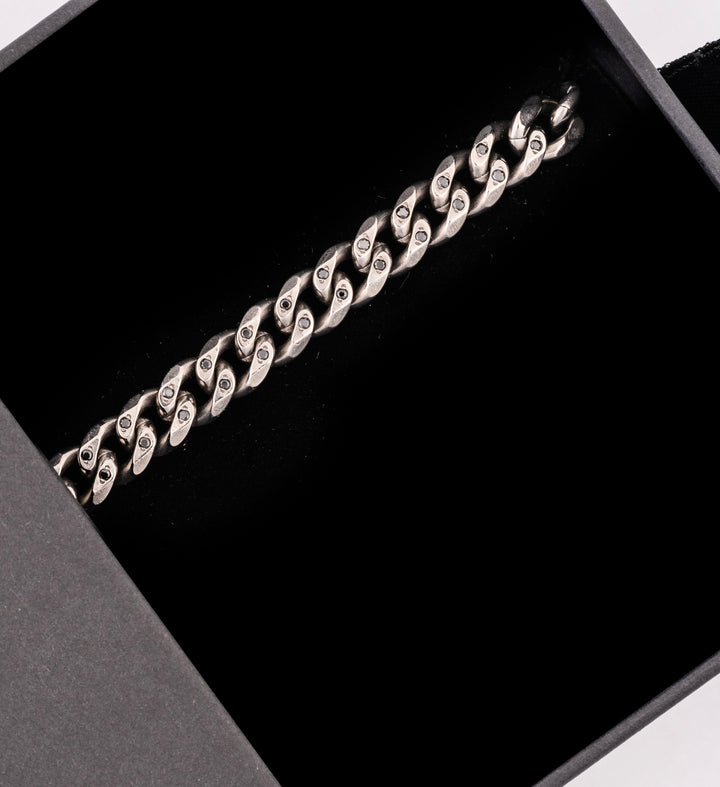 TWENTYSIXDIAMOND TITANIUM CURB CHAIN BRACELET