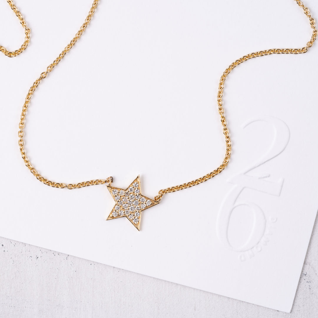 TWENTYSIXDIAMOND STAR NECKLACE