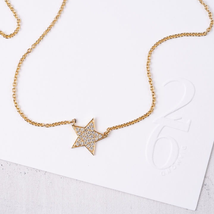 TWENTYSIXDIAMOND STAR NECKLACE