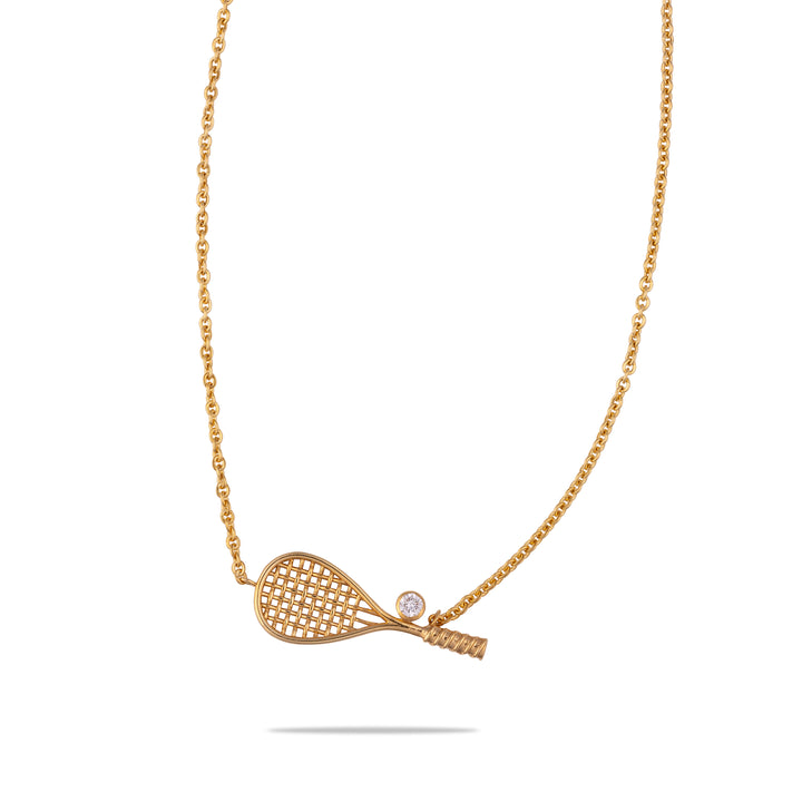 TWENTYSIXDIAMOND SQUASH RACQUET Necklace