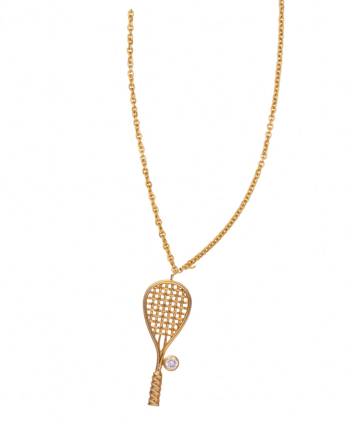 TWENTYSIXDIAMOND SQUASH RACQUET Necklace