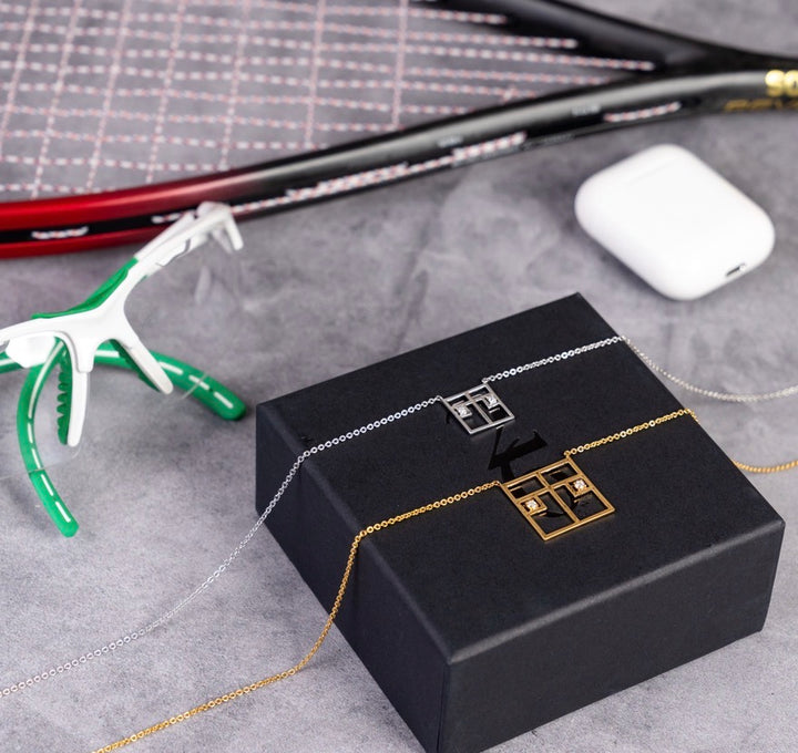 TWENTYSIXDIAMOND SQUASH COURT Necklace, Small