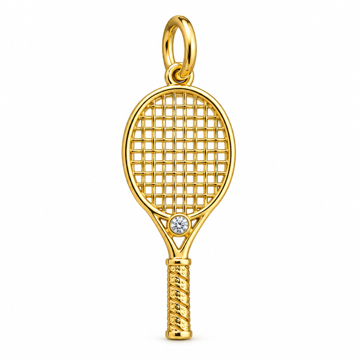 Tennis Racquet Charm
