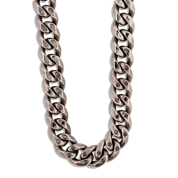 TWENTYSIXDIAMOND TITANIUM CURB CHAIN NECKLACE