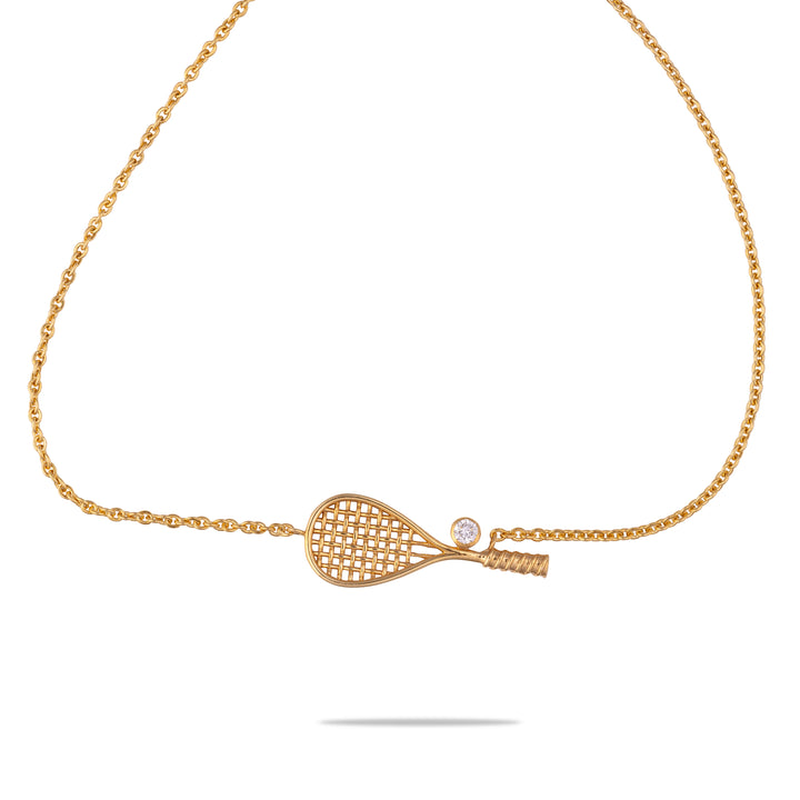 TWENTYSIXDIAMOND SQUASH RACQUET Necklace