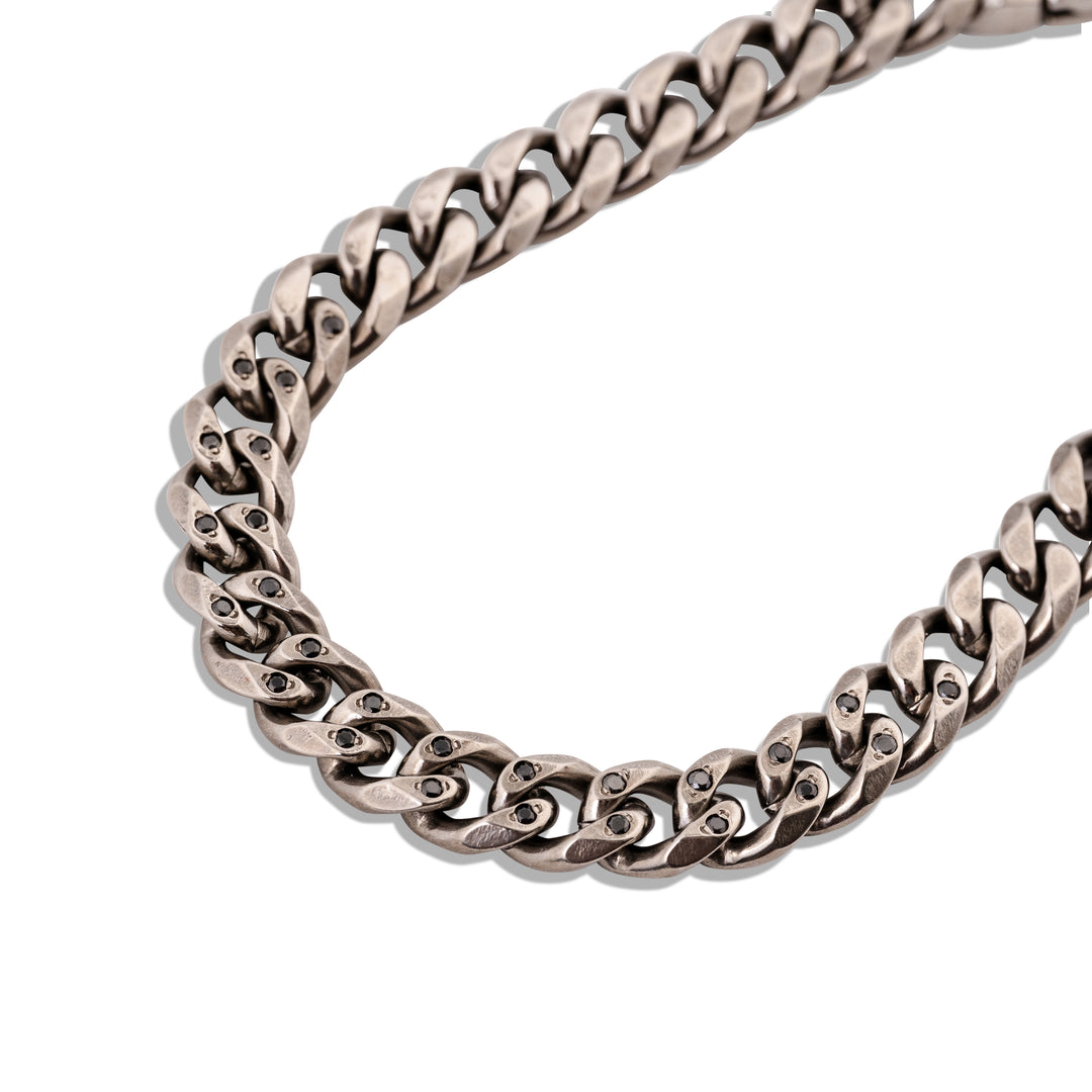 TWENTYSIXDIAMOND TITANIUM CURB CHAIN BRACELET