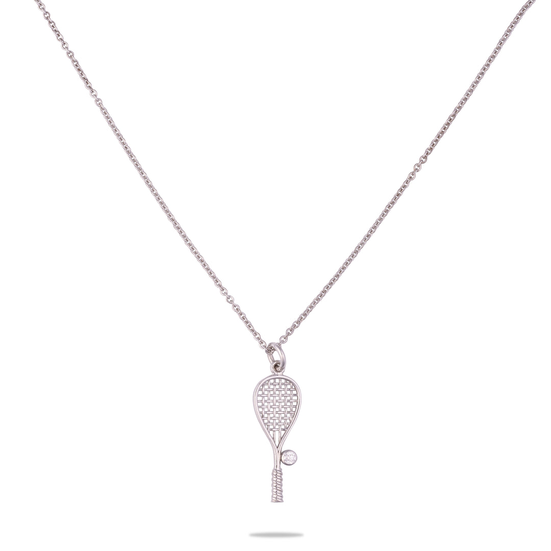 TWENTYSIXDIAMOND SQUASH RACQUET Necklace