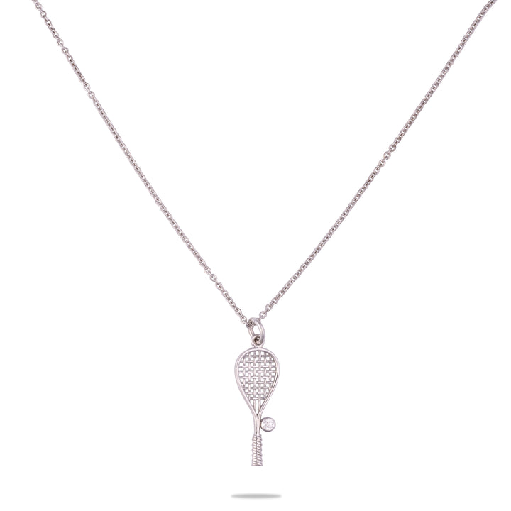 TWENTYSIXDIAMOND SQUASH RACQUET Necklace