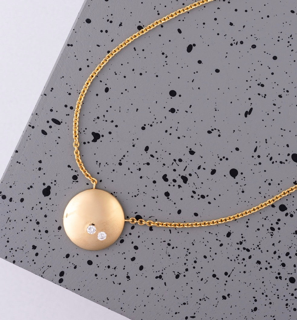 TWENTYSIXDIAMOND SQUASH BALL Necklace