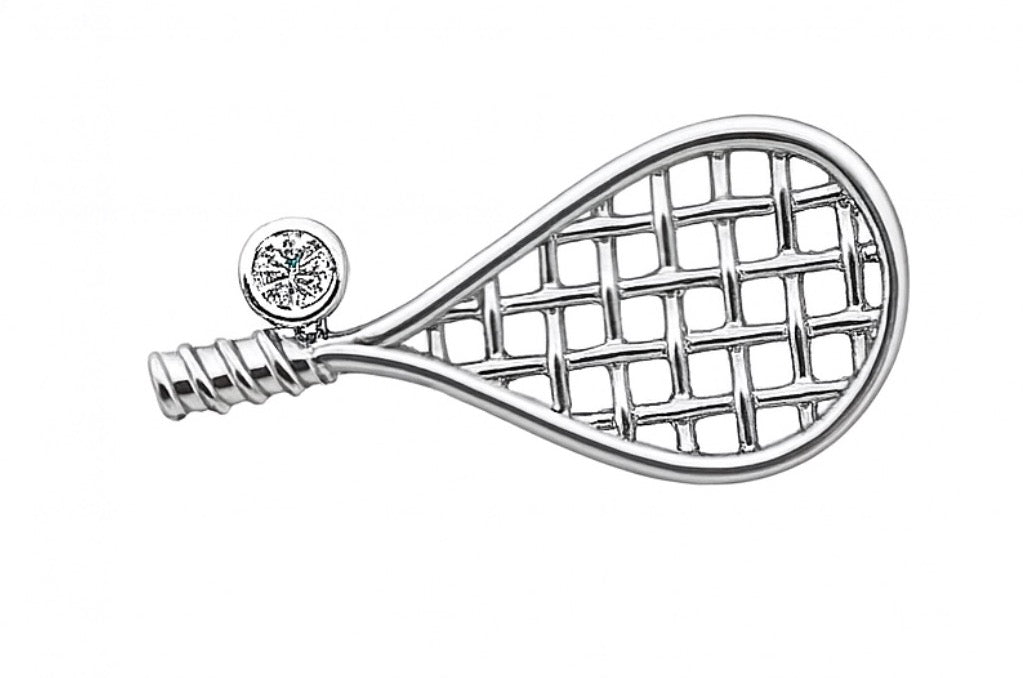 TWENTYSIXDIAMOND SQUASH RACQUET Single Stud Earring