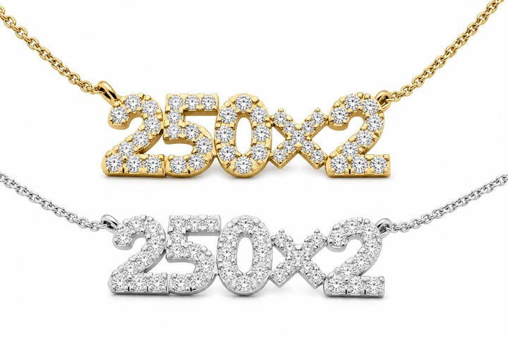 CUSTOM 250x2 White Gold necklace