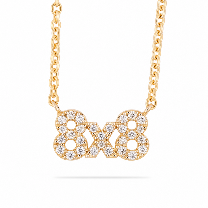 TWENTYSIXDIAMOND 8x8 NECKLACE