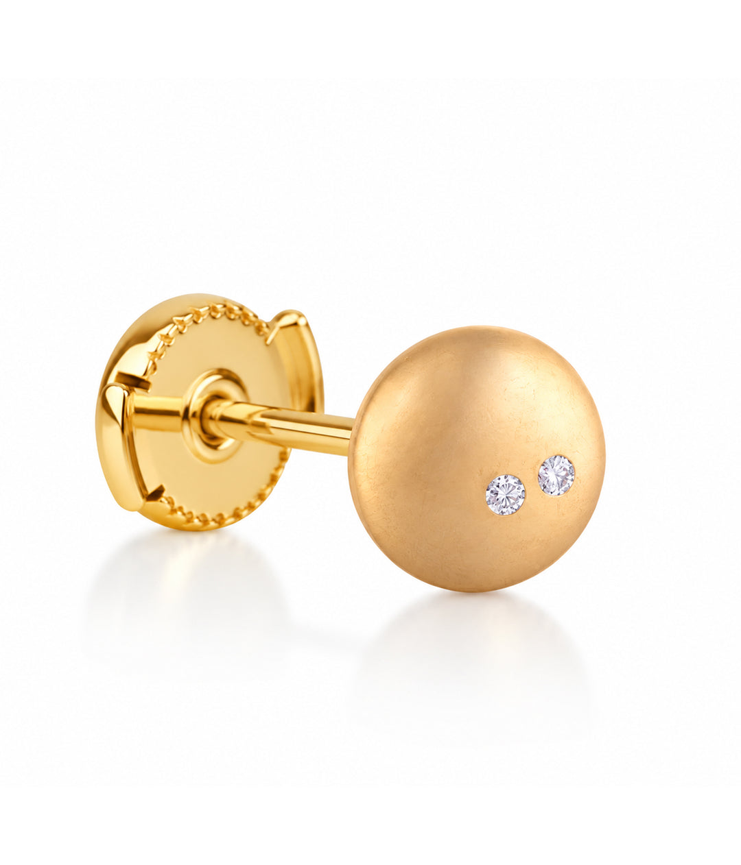 TWENTYSIXDIAMOND SQUASH BALL SINGLE STUD EARRING