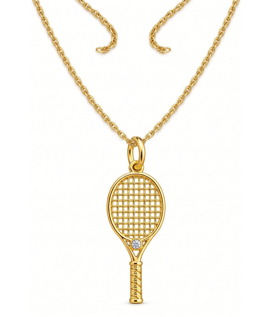 TWENTYSIXDIAMOND Tennis Racquet Necklace